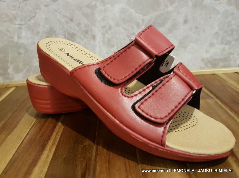 Šlepetės moteriškos, reguliuojamas plotis