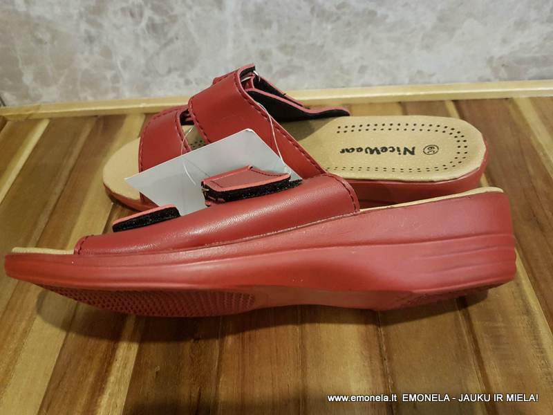 Šlepetės moteriškos, reguliuojamas plotis