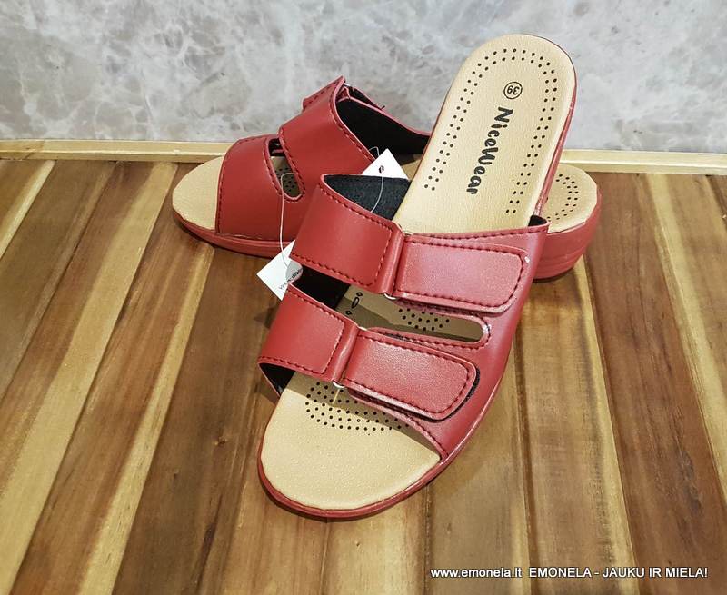 Šlepetės moteriškos, reguliuojamas plotis