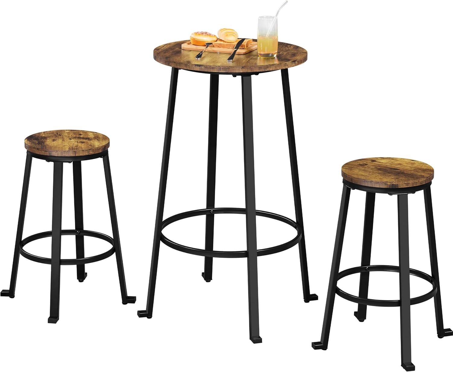 Baro stalas su 2 baro kėdėmis.