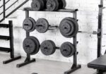 3 lygių hantelių stovas (iki 300 kg. )