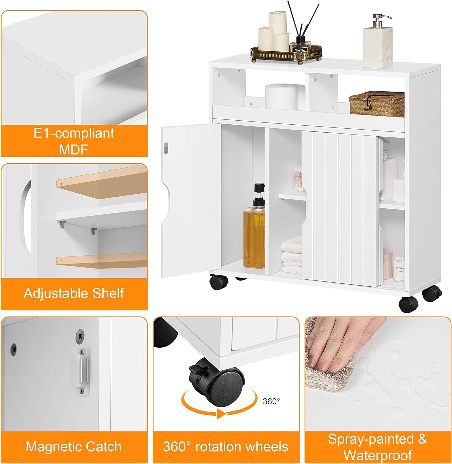 Spintelė su stumdomomis durimis.