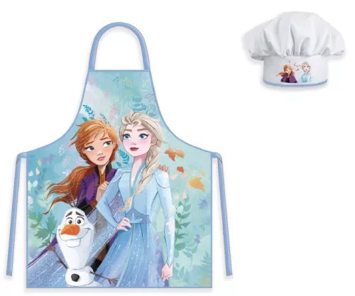 Disney Frozen Breeze virtuvės šefo prijuostė ir kepurė