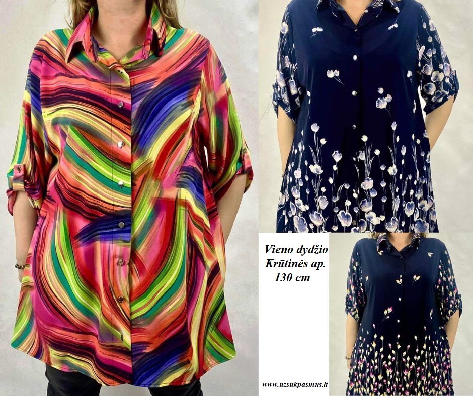 Ilga palaidinė apkūnioms damoms