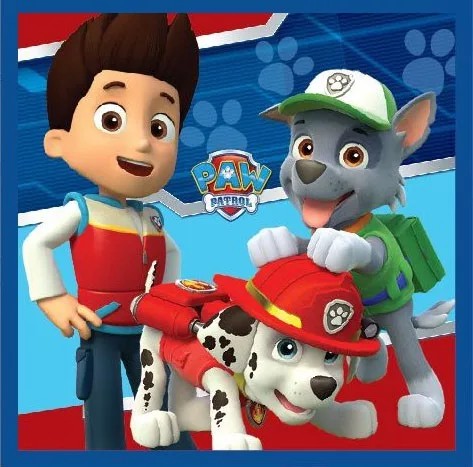 Veido ir rankų rankšluostis Paw Patrol Magic
