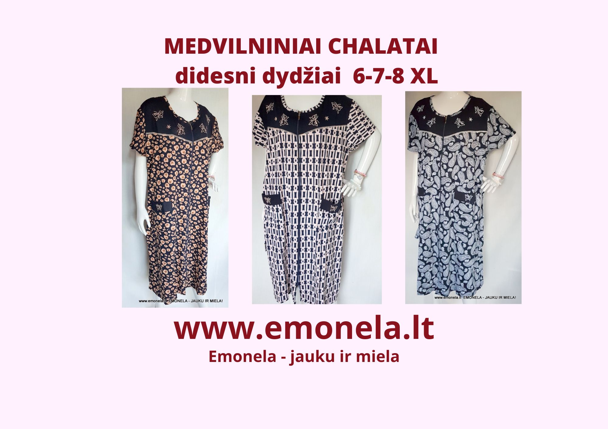 DIDESNIŲ DYDŽIŲ DRABUŽAI ir PĖDKELNĖS