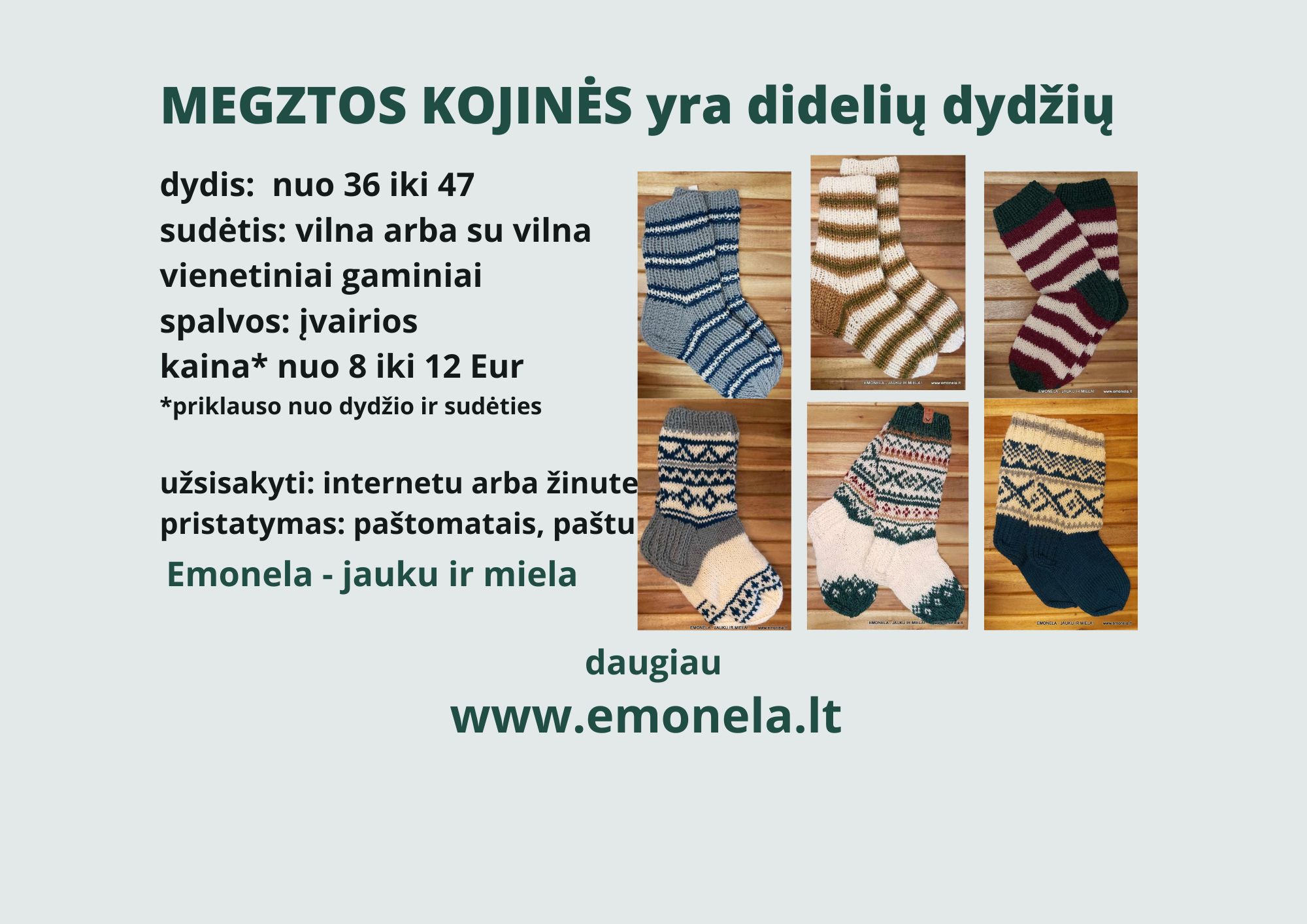 DIDESNIŲ DYDŽIŲ DRABUŽAI ir PĖDKELNĖS