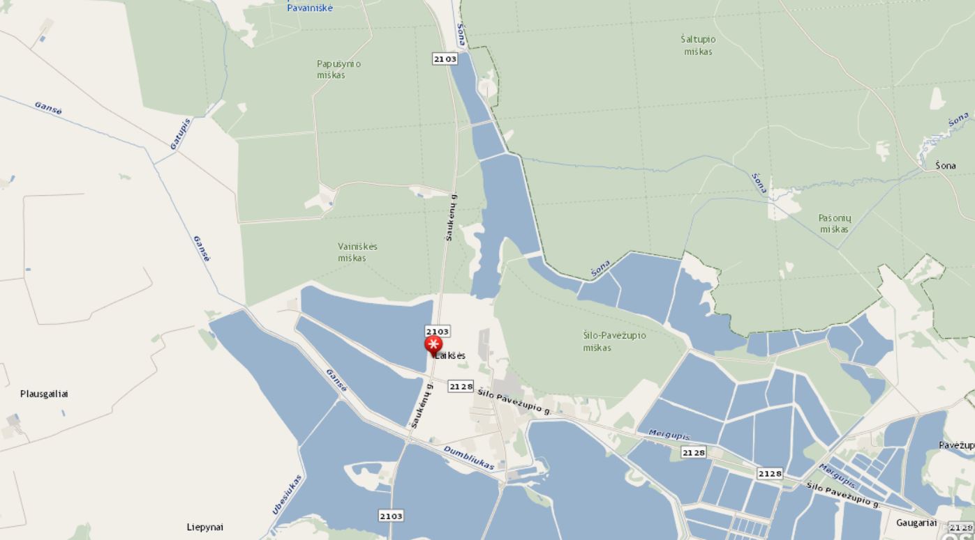 Sodyba Kelmės r. sav., Laikšių k.