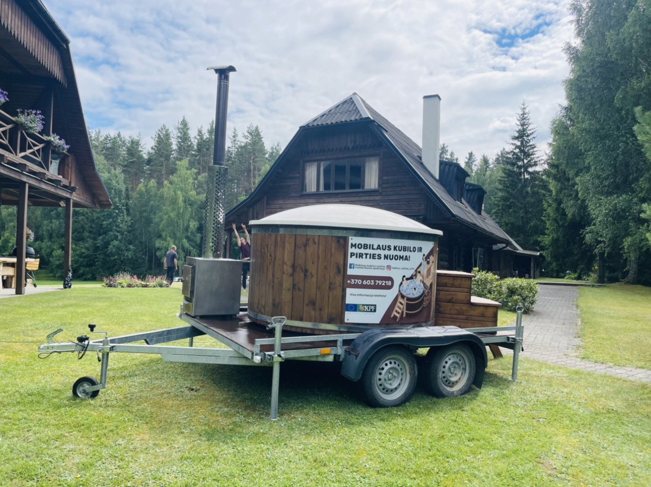 Mobilaus kubilo ir pirties nuoma