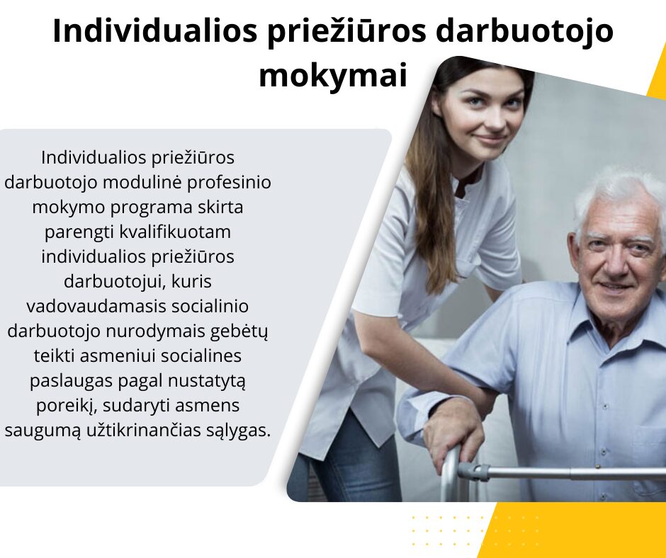 Tapk Individualios priežiūros darbuotoju❗