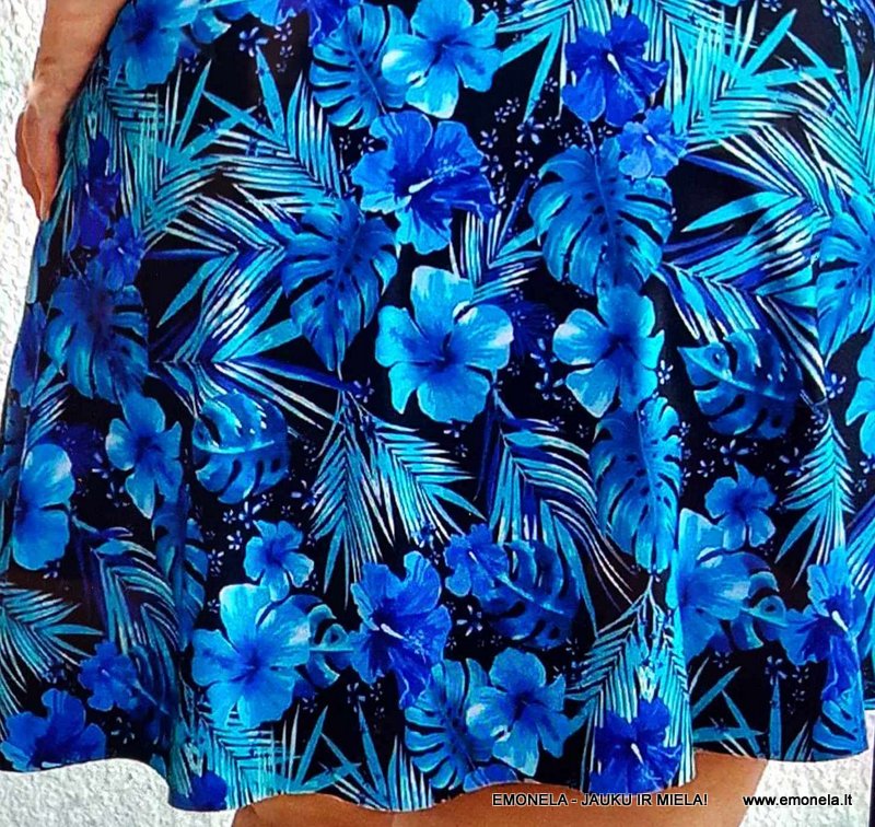 Maudymosi kostiumėlis 56-58 d., vientisas, su suknute