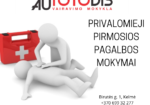 PIRMOSIOS PAGALBOS / ALKOHOLIO ŽALOS KURSAI