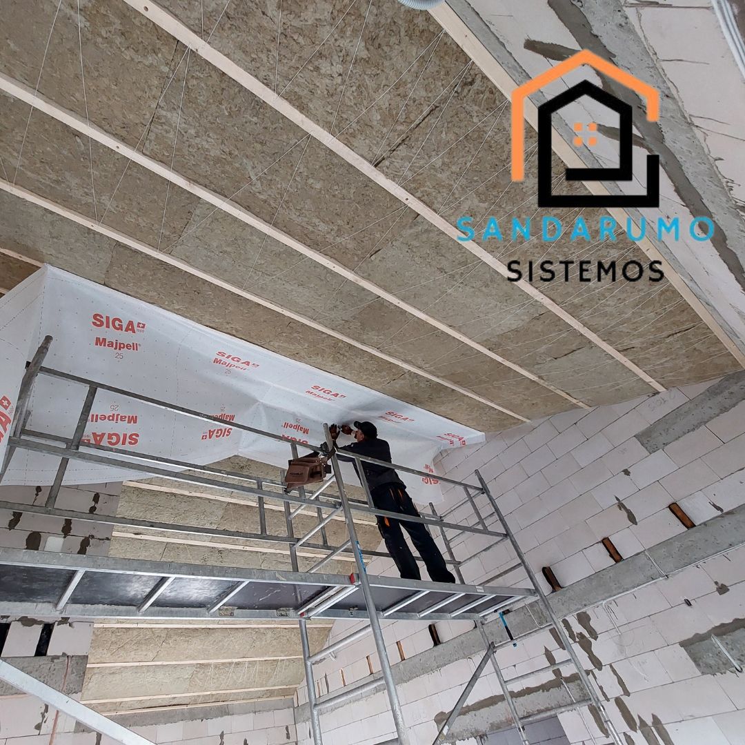 Garo izoliacinės plėvelės montavimas