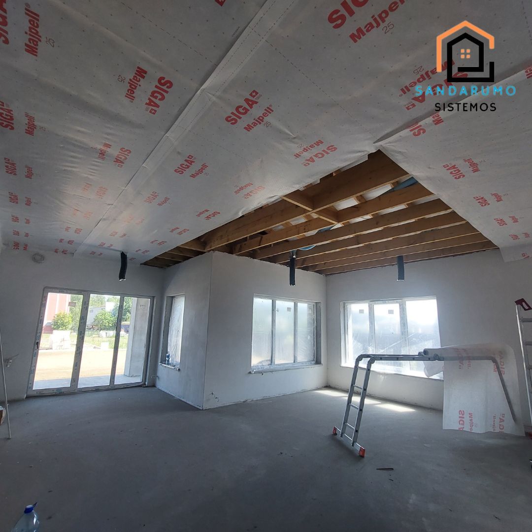 Garo izoliacinės plėvelės montavimas