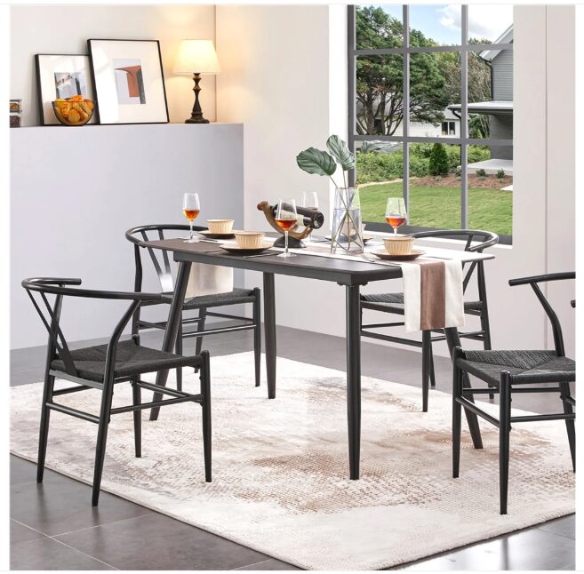 Stilingas pintų kėdžių komplektas iš 2 vnt.