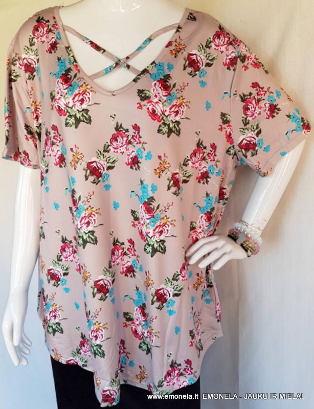 Palaidinė ROSE, ruda, 5XL