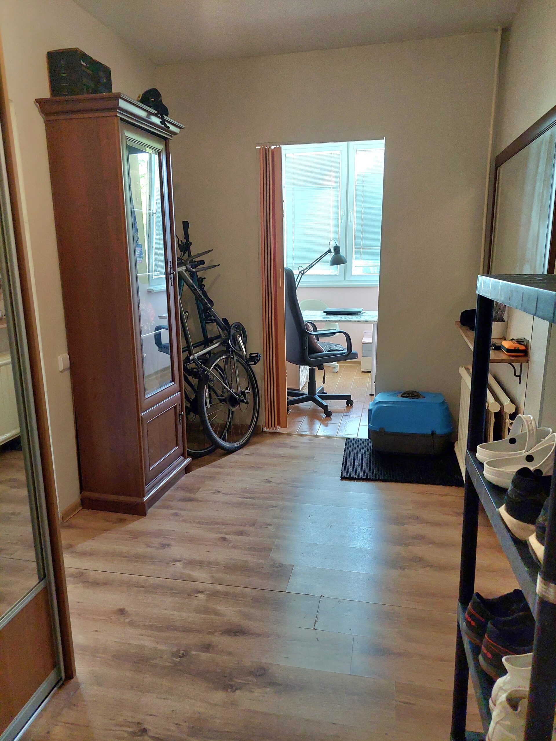 Parduodamas 1 kambario butas su holu