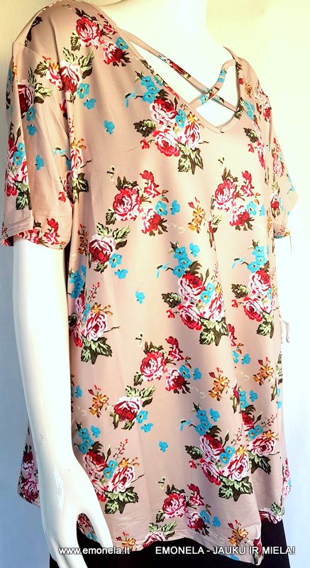 Palaidinė ROSE, ruda, 5XL