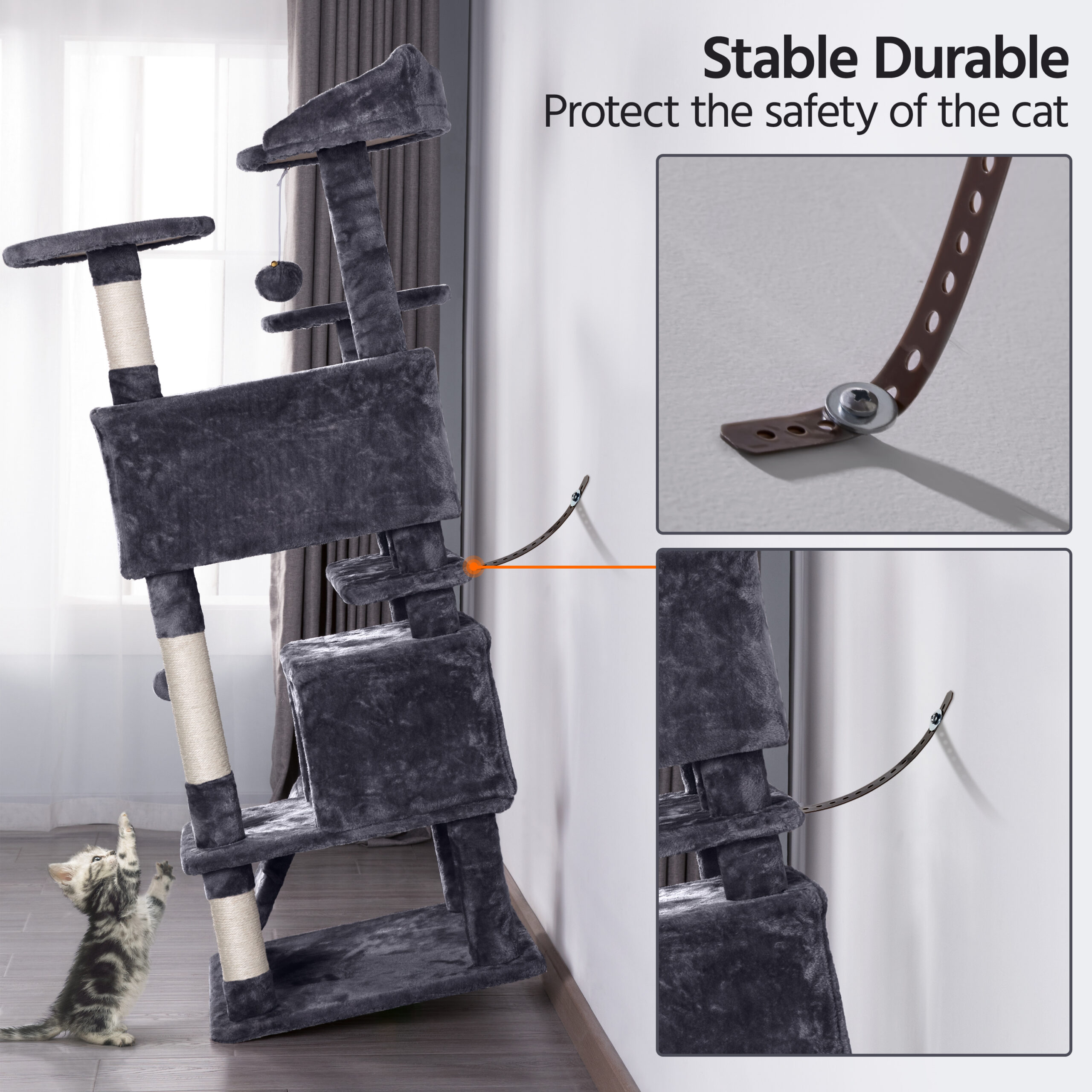 Kačių draskyklė 137cm