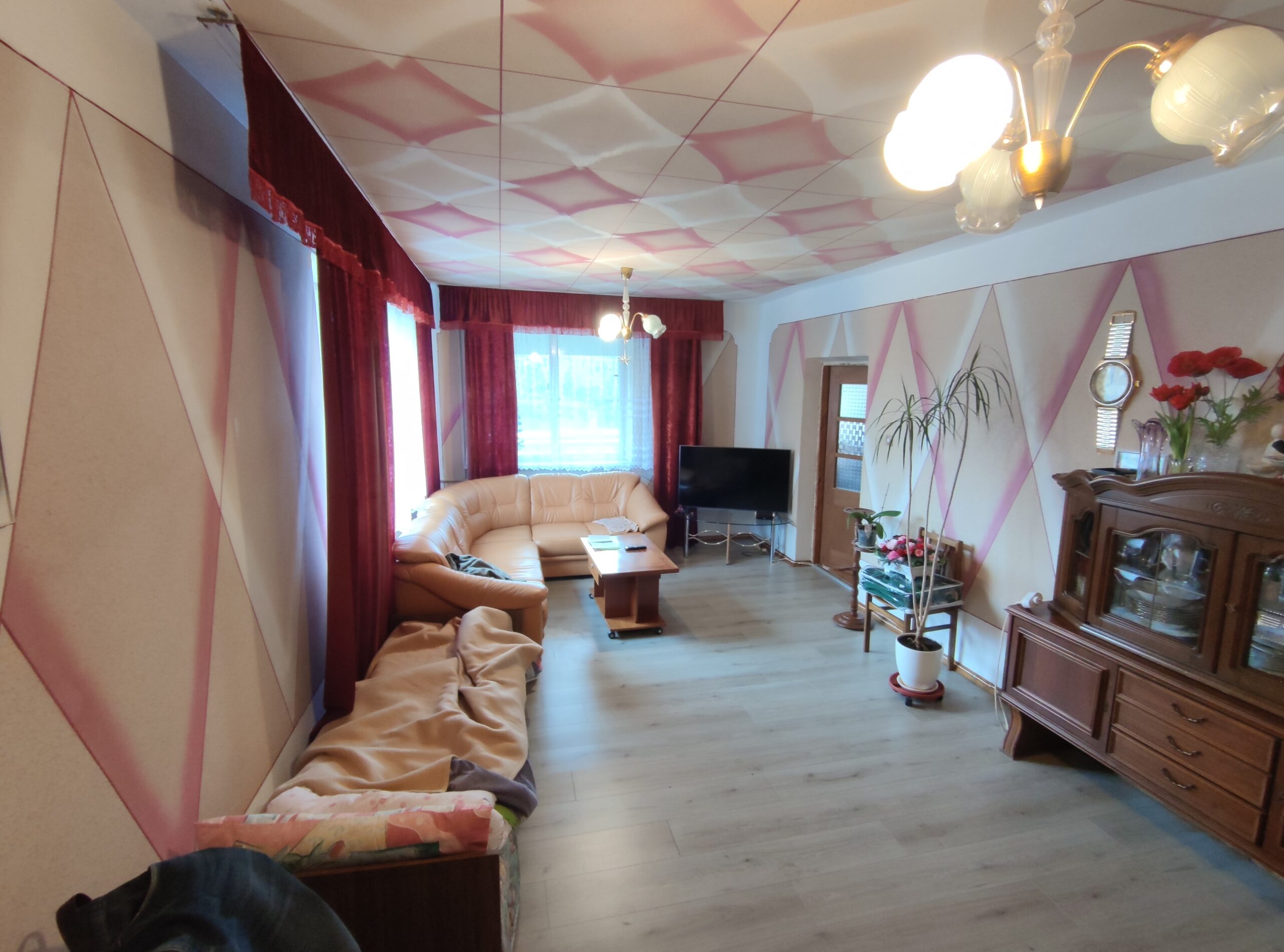 ERDVUS NAMAS ALYTAUS R. DOMINA KEITIMAS I SODA PRIE ALYTAUS