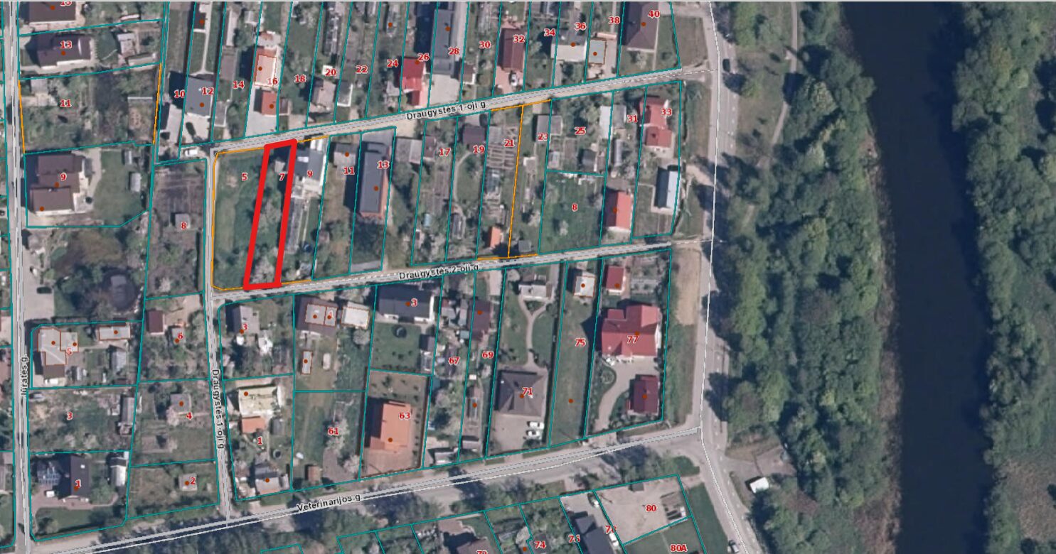 Parduodamas sklypas šalia Danės upės, Mažajame kaimelyje