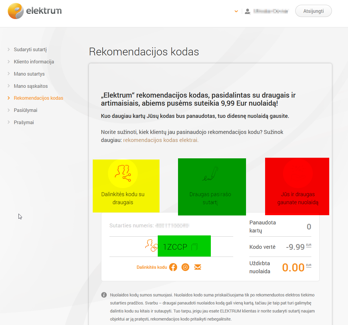 Elektrum Lietuva 10 EUR nuolaidos kodas tau ir tavo draugams – 1ZCCP