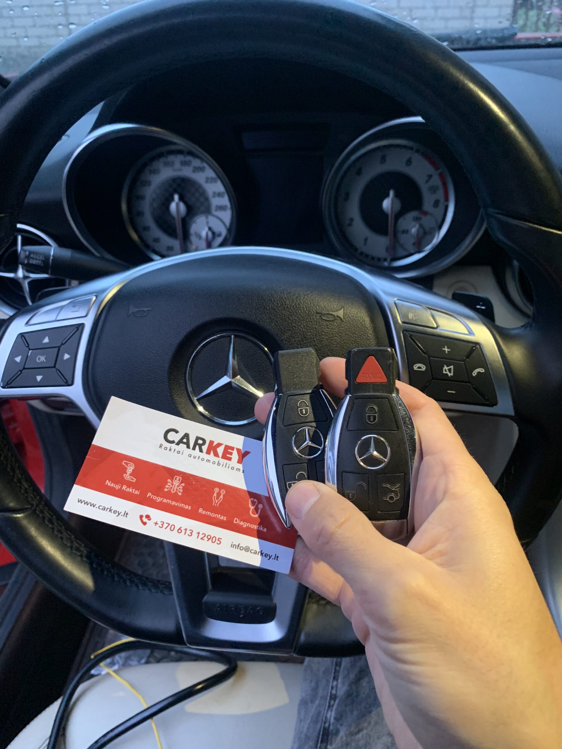 Mercedes Automobilio Raktai – carkey.lt – KLAIPĖDA