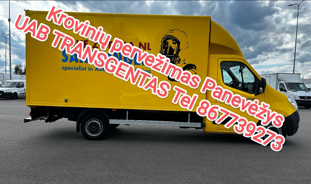 Krovinių pervežimas Panevėžyje