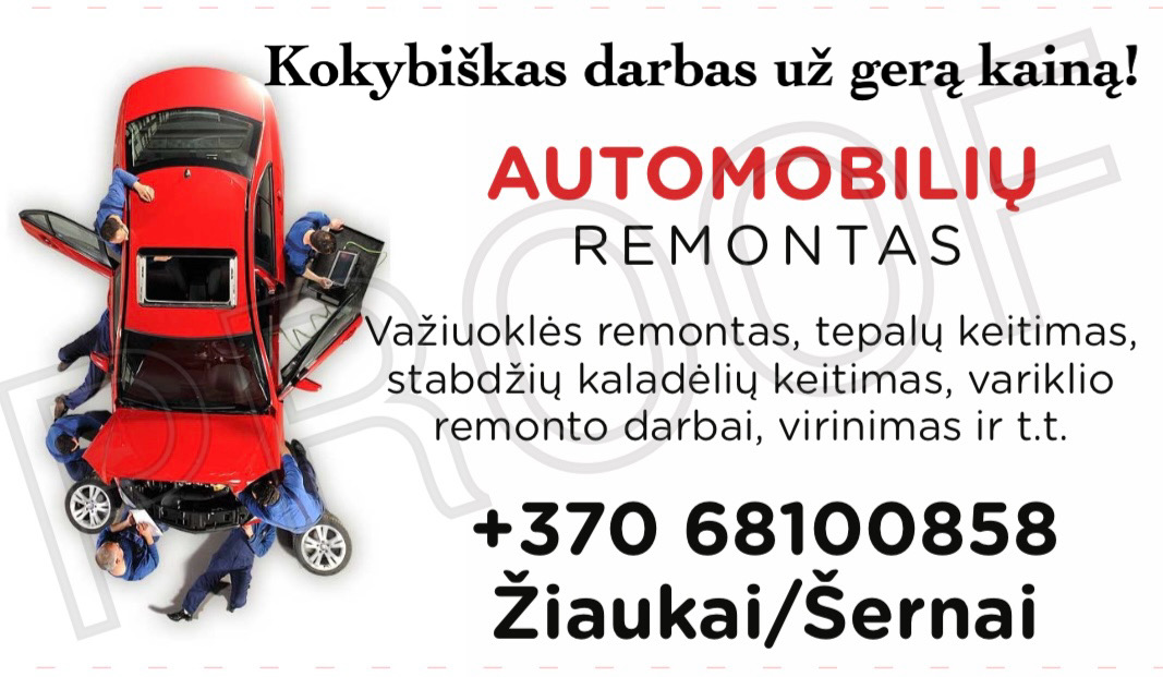 Automobilių remontas