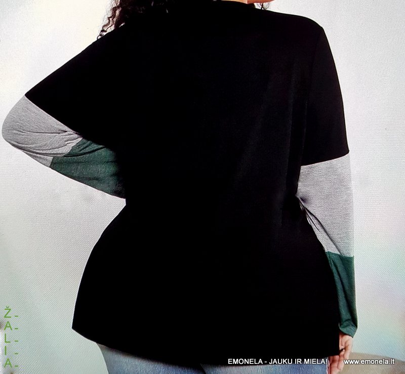 Palaidinė – tunika TRIO – ŽALIA, didesnis dydis