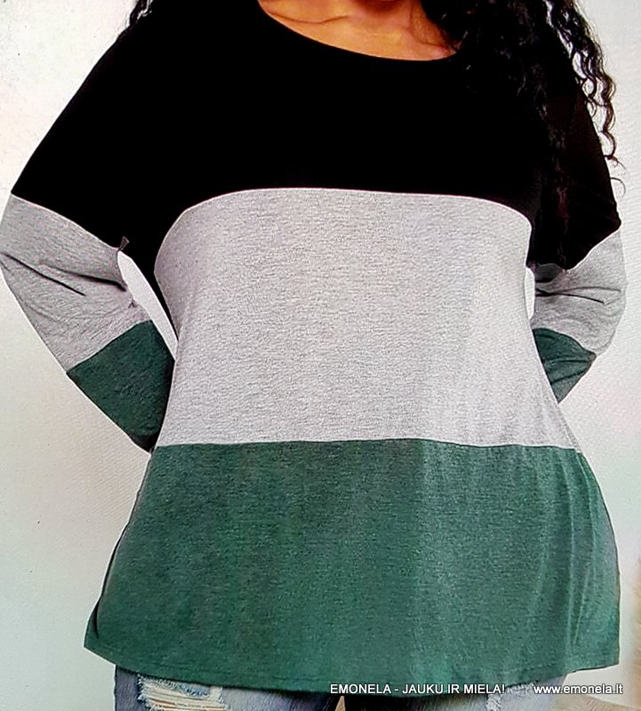 Palaidinė – tunika TRIO – ŽALIA, didesnis dydis