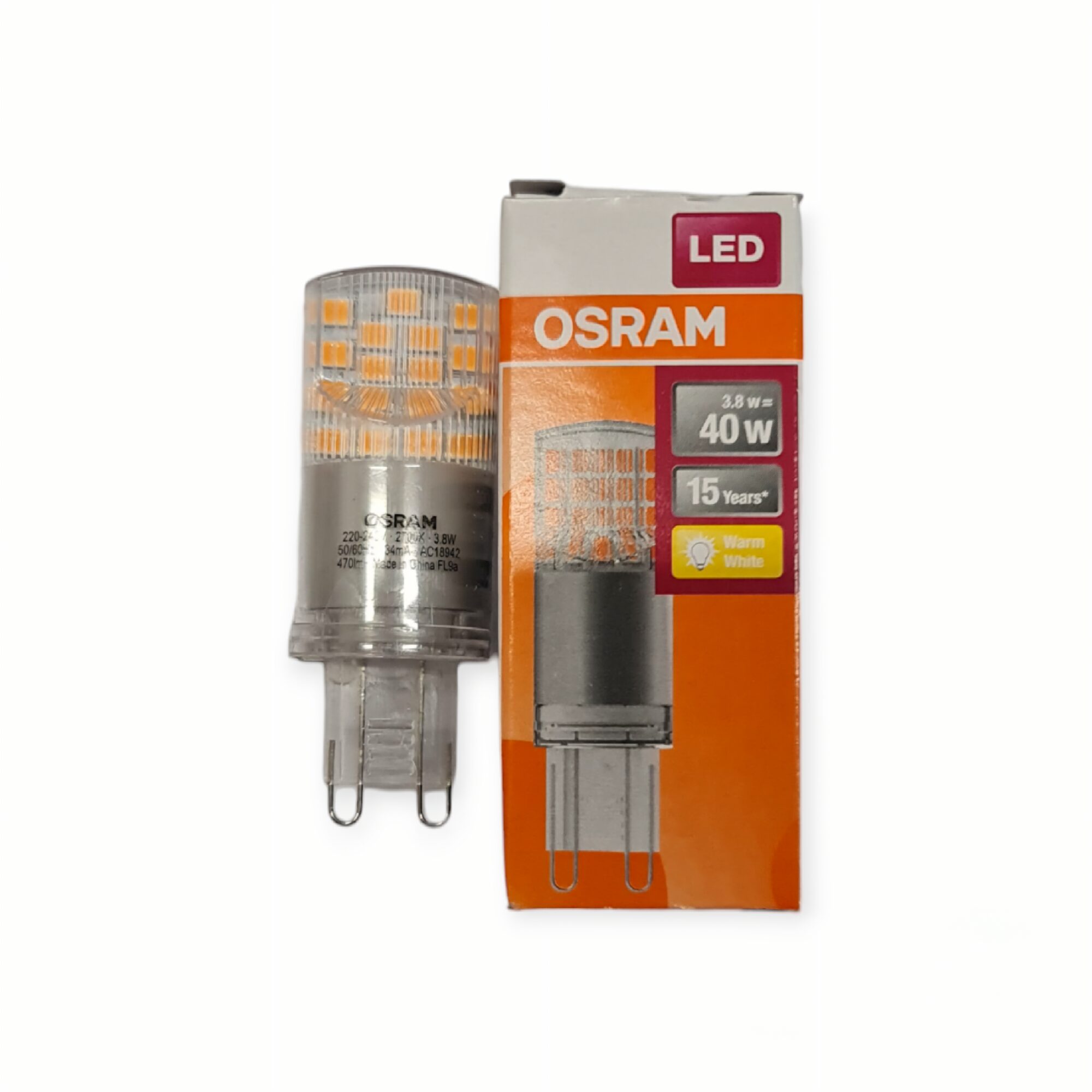 LED lemputė G9 LED STAR PIN40 3.8W, Osram