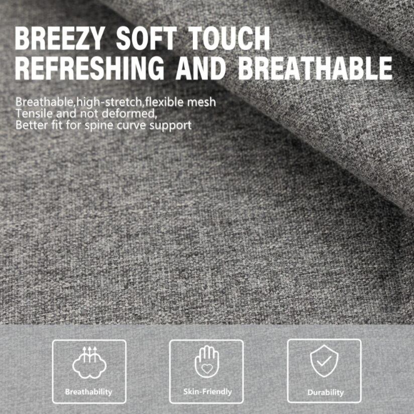 Premium klasės, ergonomiška „Dowinx” žaidimų kėdė (Gray-Pink).