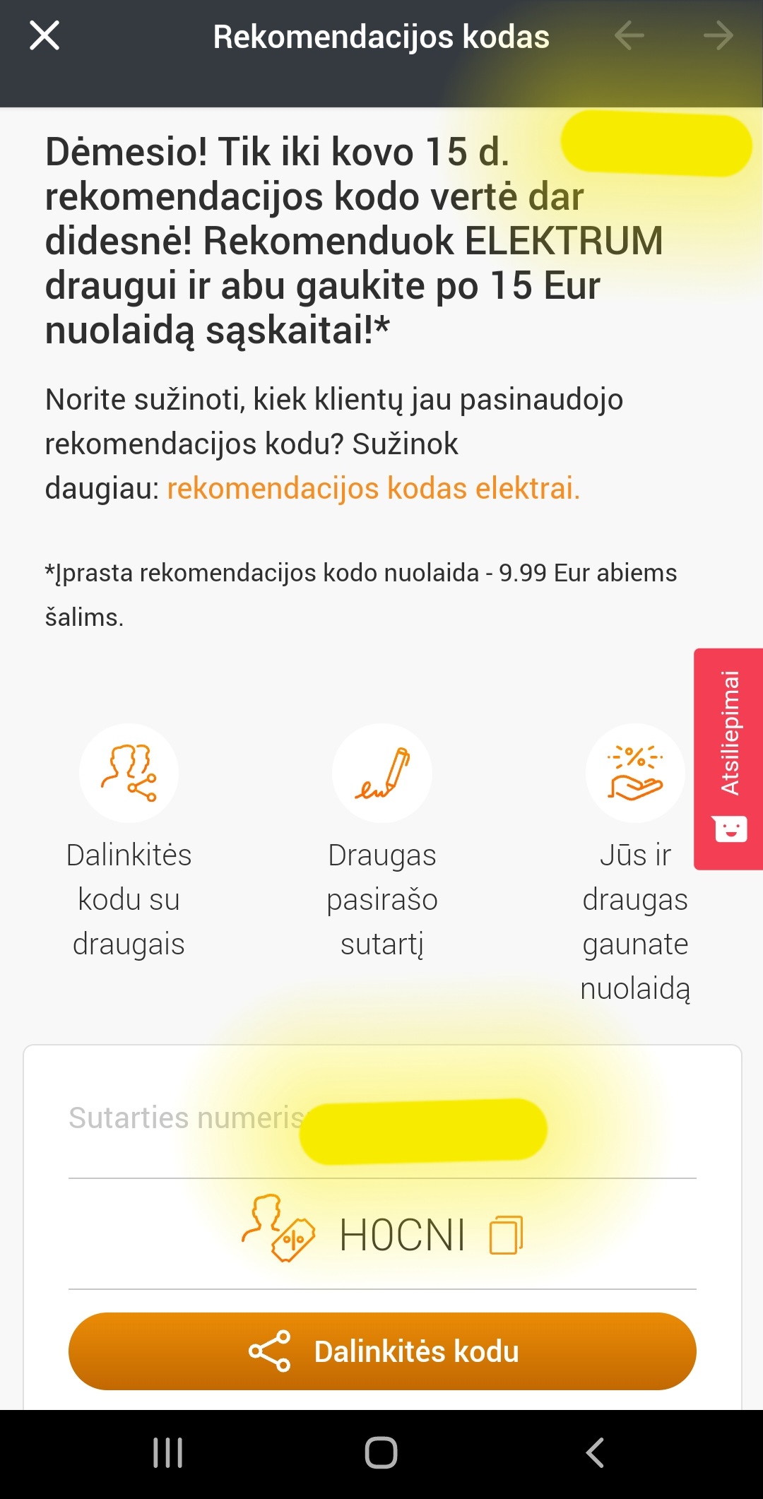 Elektrum Lietuva 10 EUR nuolaidos kodas tau ir tavo draugams – 1ZCCP