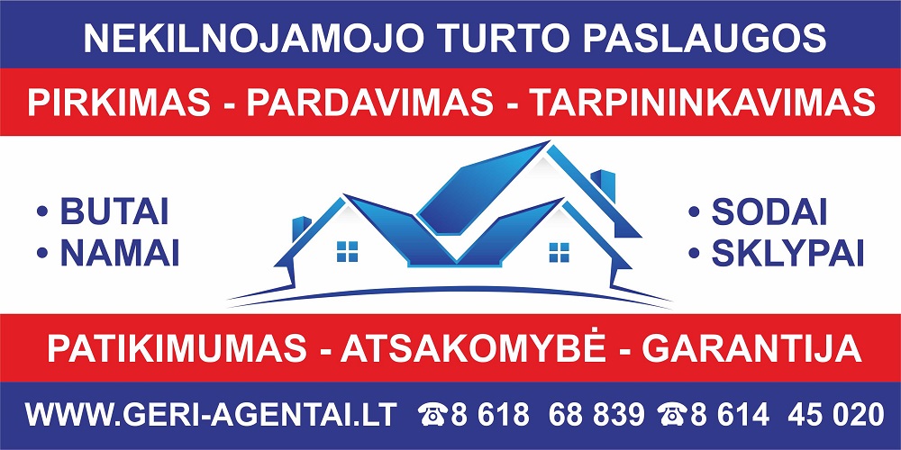 NEKILNOJAMOJO TURTO PASLAUGOS MAŽEIKIUOSE (+100 KM APLINK)