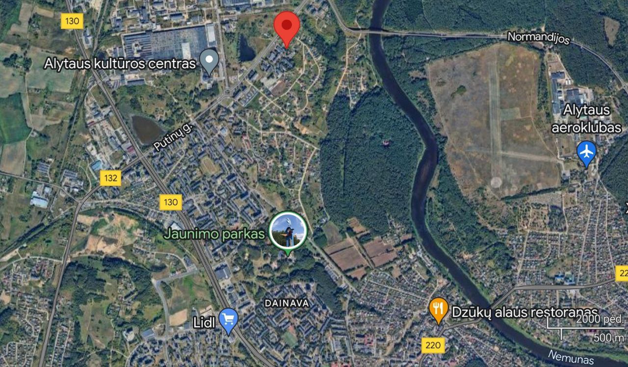 Namų valdos sklypas Alytuje