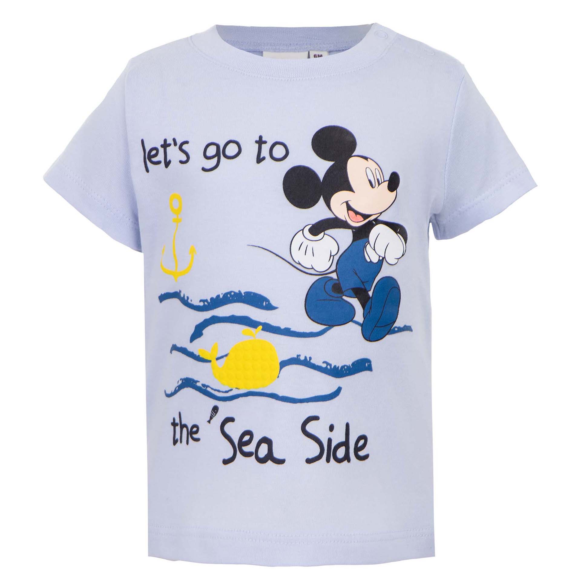 Mėlyni marškinėliai Mickey Mouse