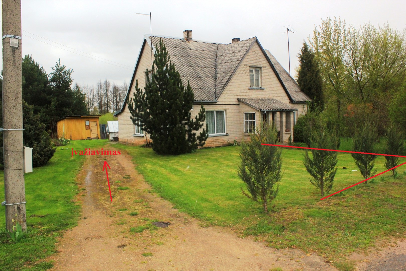 Parduodama namo dalis, Miežiškių mstl., Panevėžio r.