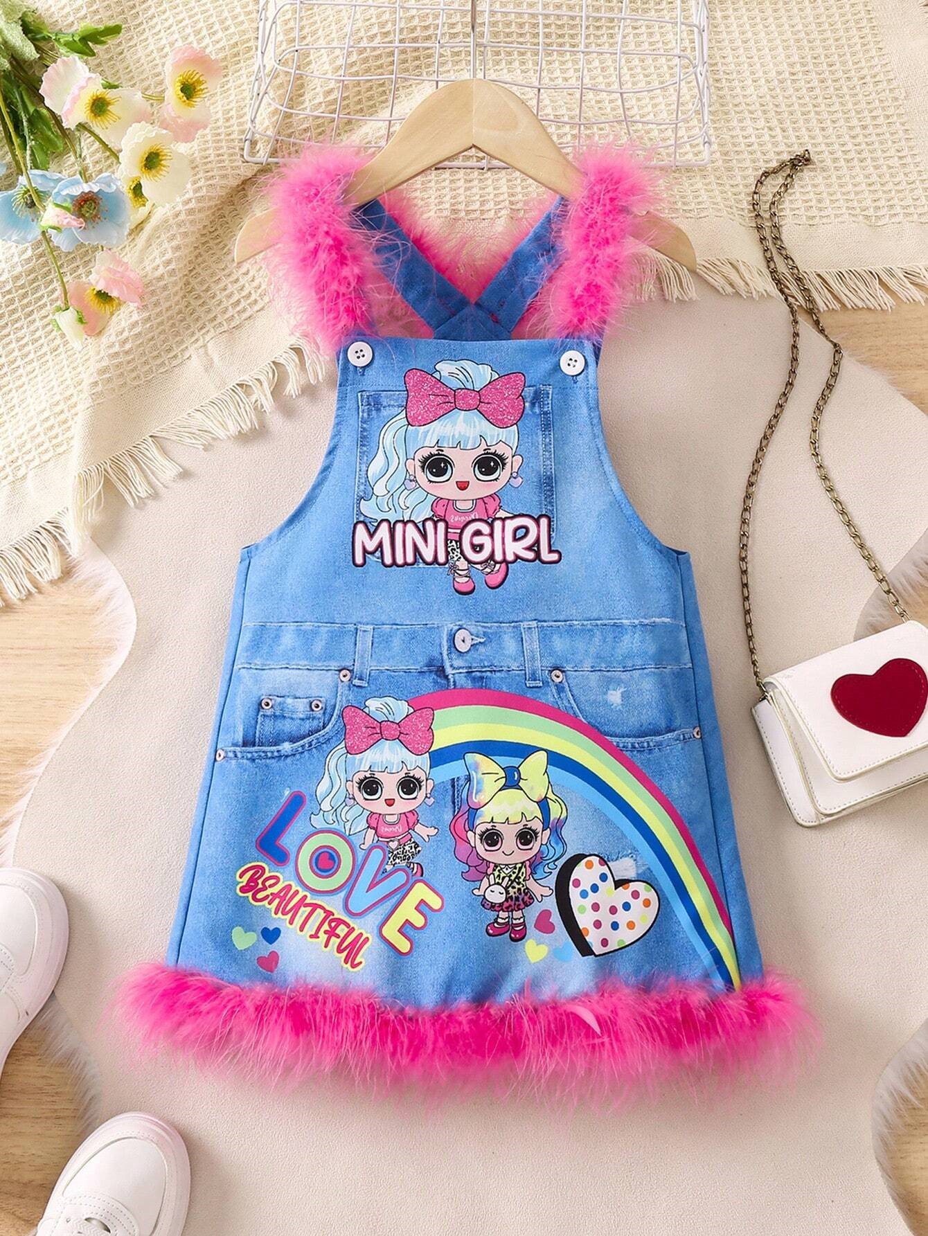 Džinsų imitacijos suknelė