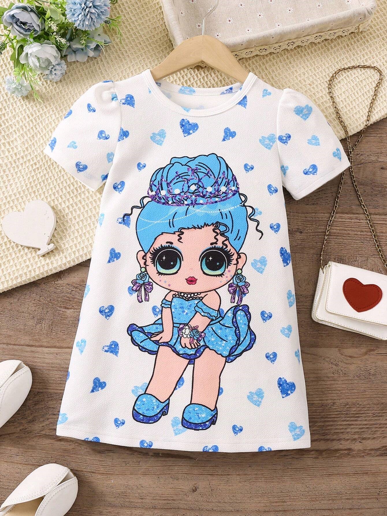 Vaikiška suknelė Mėlyna Panelė