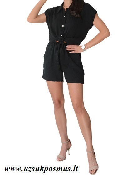 Muslino audinio kostiumėlis su šortais