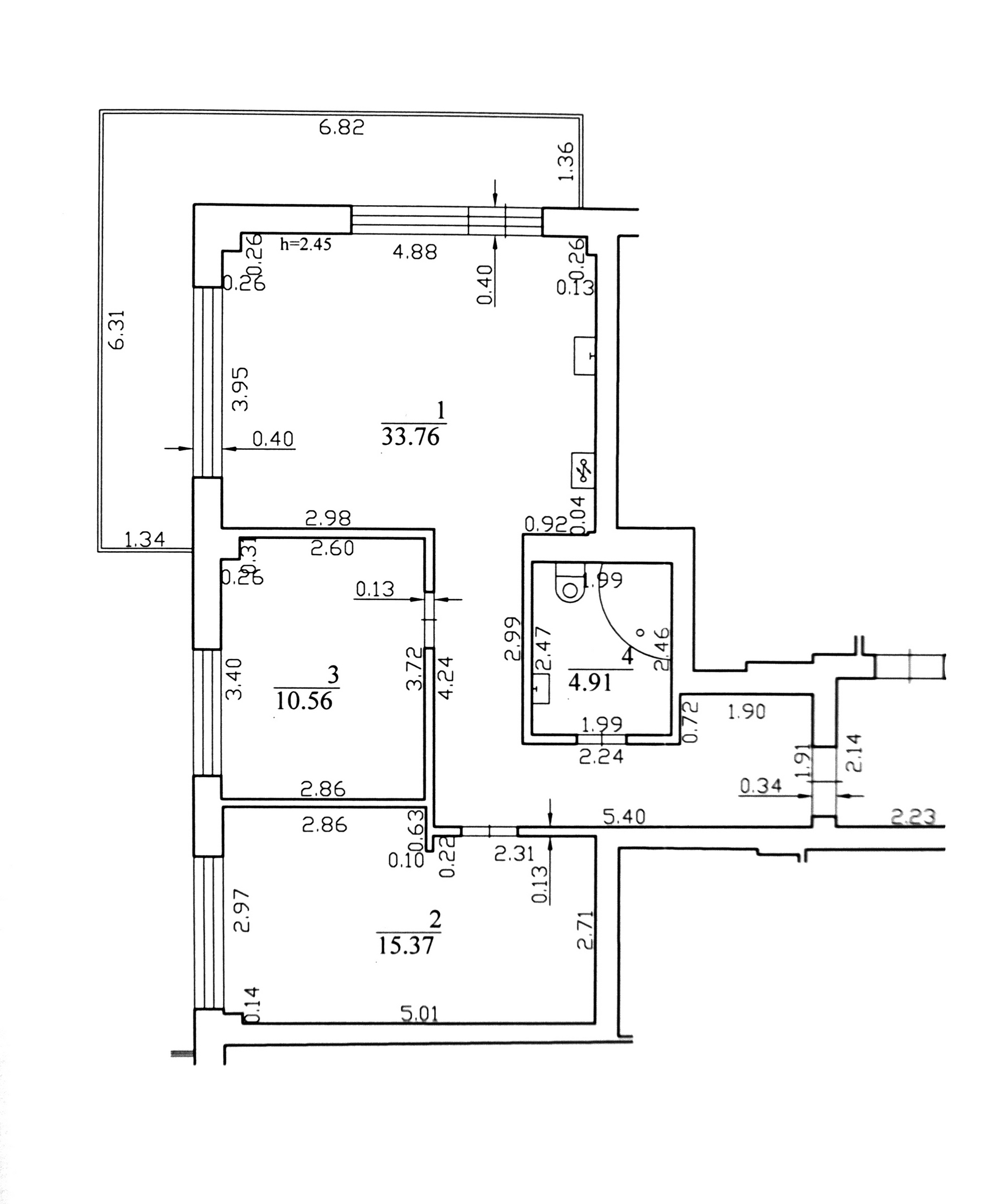 Parduodamas 3 kambarių butas Pilaitė, Vilnius.