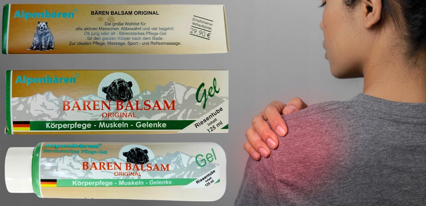 Originalus vokiškas žolelių Alpenbaren lokio balzamas