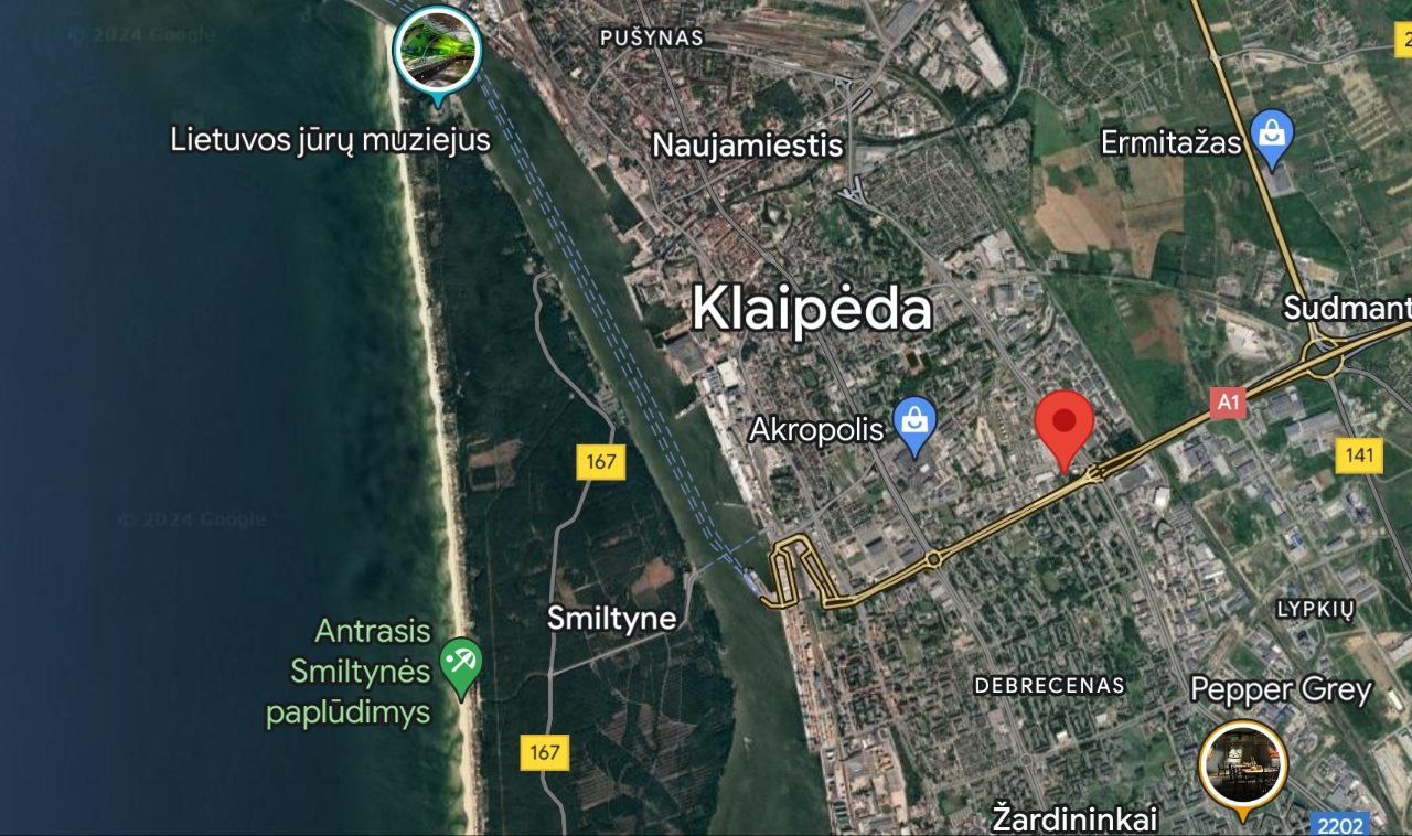 Parduodamas 2 kambarių butas, Klaipėda.