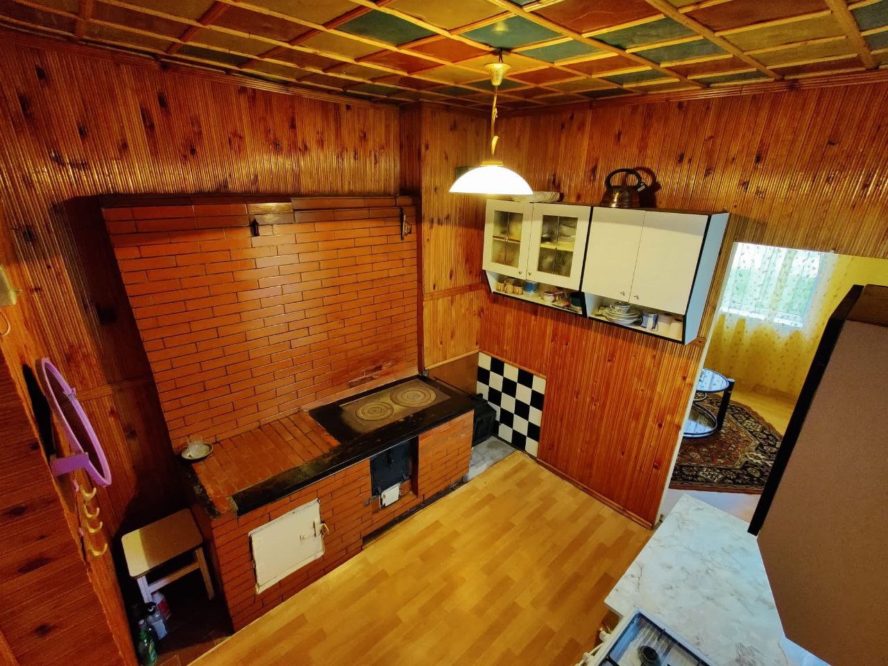 Jaukus rąstinis namas su sodu, Šiaulių raj., Beržynės km.