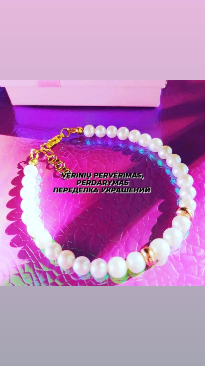 Perveriu nutrukusius vėrinius, perdarau