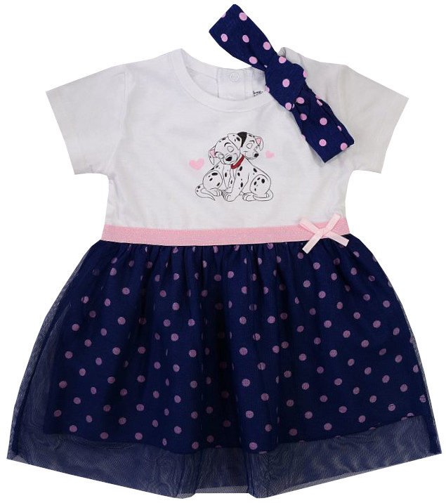 101 Dalmatians suknelė ir galvos juosta