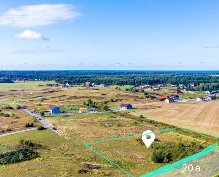 Namų valdos 2 sklypai po 20 arų Bruzdeilyne Klaipėdos raj. netoli jūros