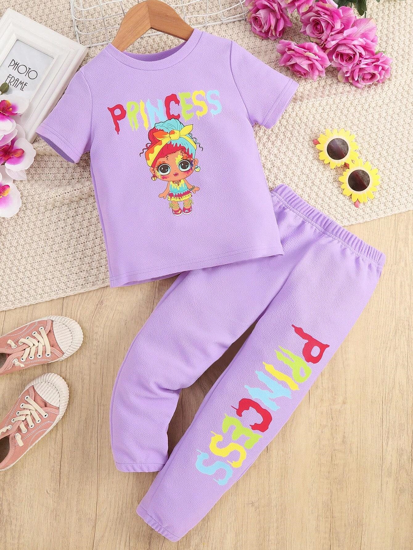 Violetinės spalvos kostiumėlis Princess