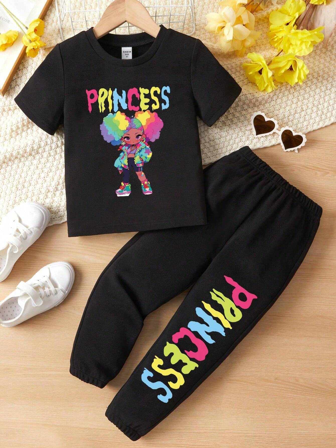 Juodos spalvos kostiumėlis Princess